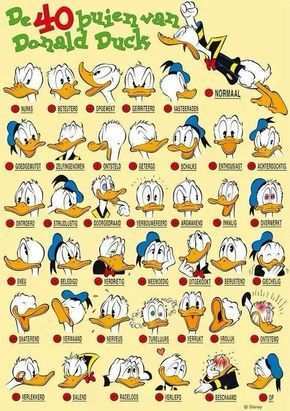 Emoties Uitbeelden Spelletje Erbij Verzinnen Dmv Drama Emoties Donald Duck Gevoelens