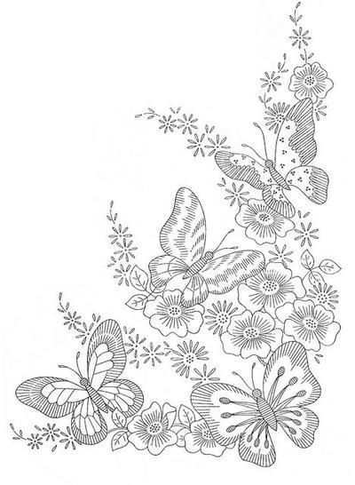 Mooie Kleurplaat Met Vlinders Bloemen Kleurplaten Kleurplaten Mandala Kleurplaten