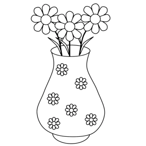 Bloemen Kleurplaten Leuk Voor Kids Bloem Schetsen Dingen Om Te Tekenen Eenvoudige Blo