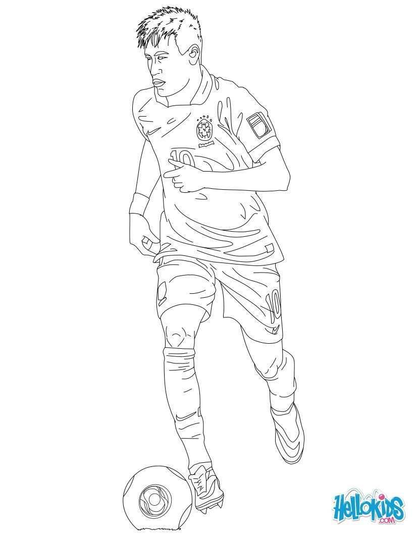 Soccer Players Coloring Pages Neymar Sports Coloring Pages Coloring Pages Childrens C
