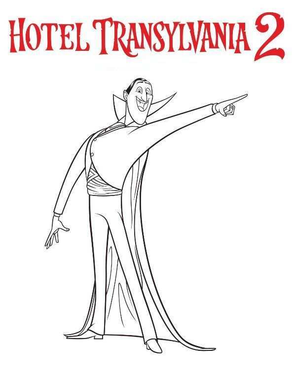 Coloring Page Hotel Transylvania 2 Hotel Transylvanie 2 Ausmalen Malvorlagen Bilder