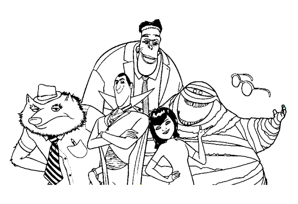 Hotel Transylvania Coloring Pages Best Coloring Pages For Kids Coloring Pages Hotel T