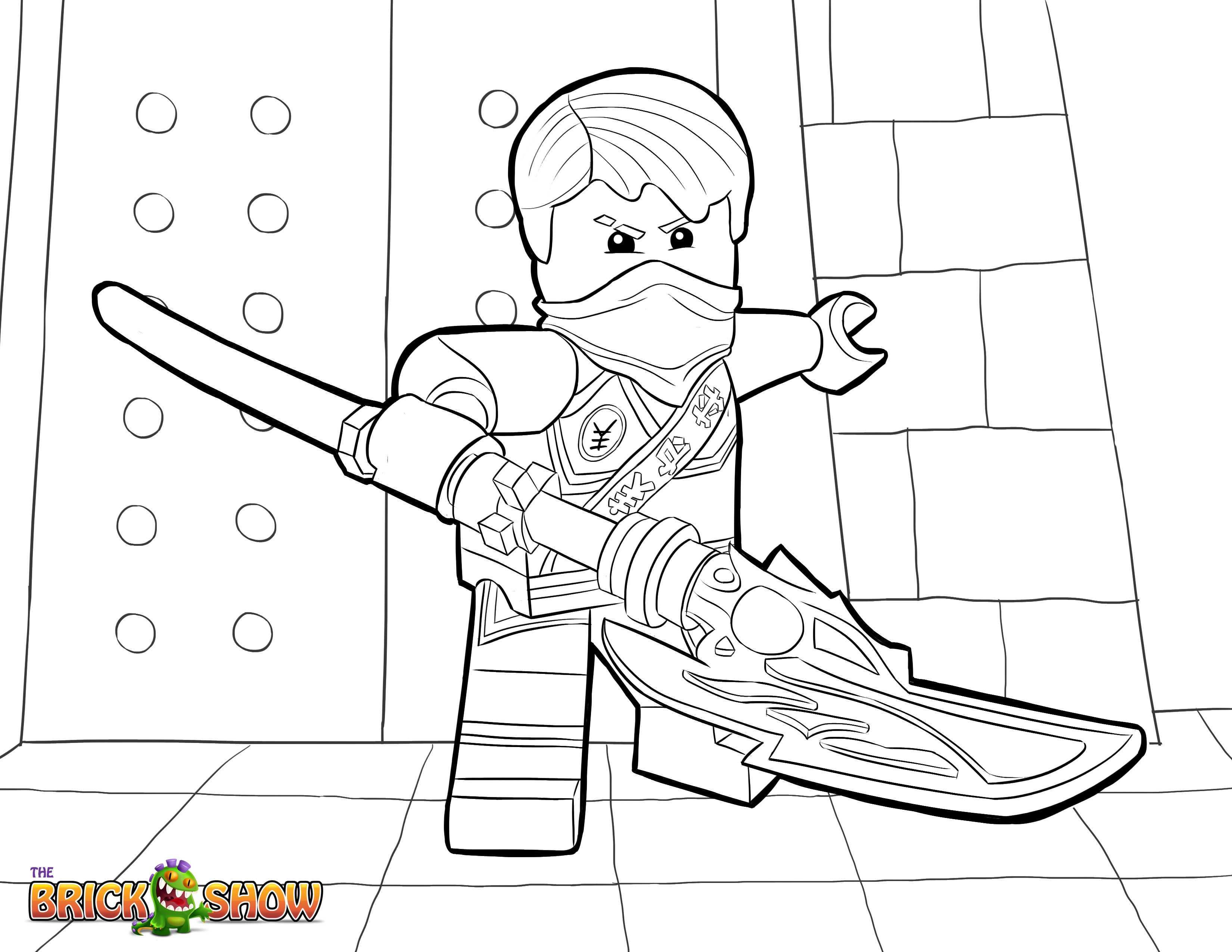 Lego Ninjago Jay Tournament Of Elements Coloring Page Printable Sheet Lego Ninjago Ni