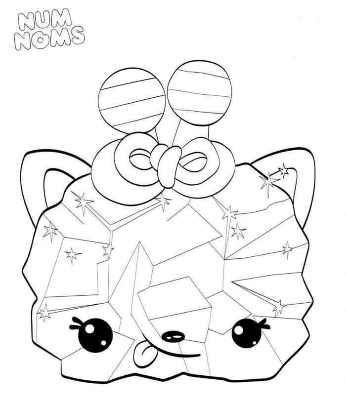 Num Noms Coloring Pages Crystal Wildberry Candy Printable Num Nom Coloring Pages Coll