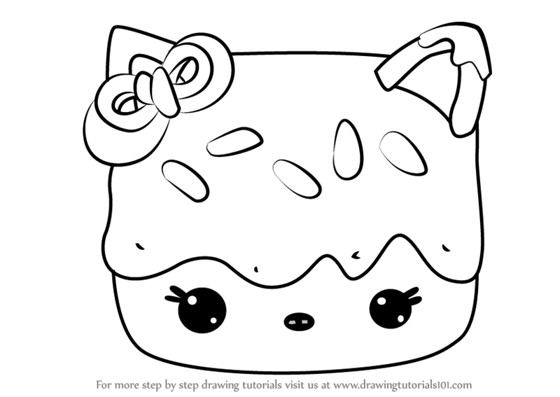 Learn How To Draw Cocoa Mallow From Num Noms Num Noms Step By Step Drawing Tutorials