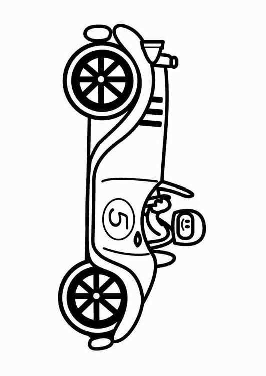 Kleurplaat Oldtimer Raceauto Gratis Kleurplaten Om Te Printen Coloring Pages Free Col