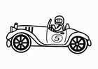 Oldtimer Racing Car Kleurplaten Raceauto Gratis Kleurplaten