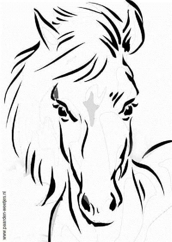Paarden Kleurplaten Google Zoeken Horse Coloring Pages Horse Coloring Horse Stencil