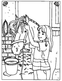 Kleurplaten Paradijs Kleurboek Manege Horse Coloring Books Horse Coloring Horse Color