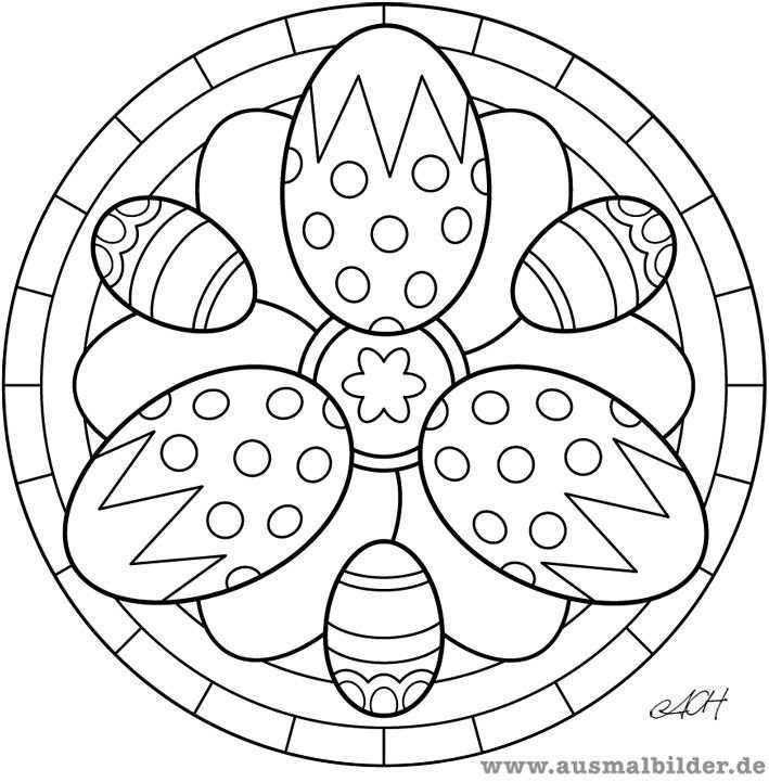 Mandala Ei Google Zoeken Easter Egg Coloring Pages Easter Colouring Easter Coloring P