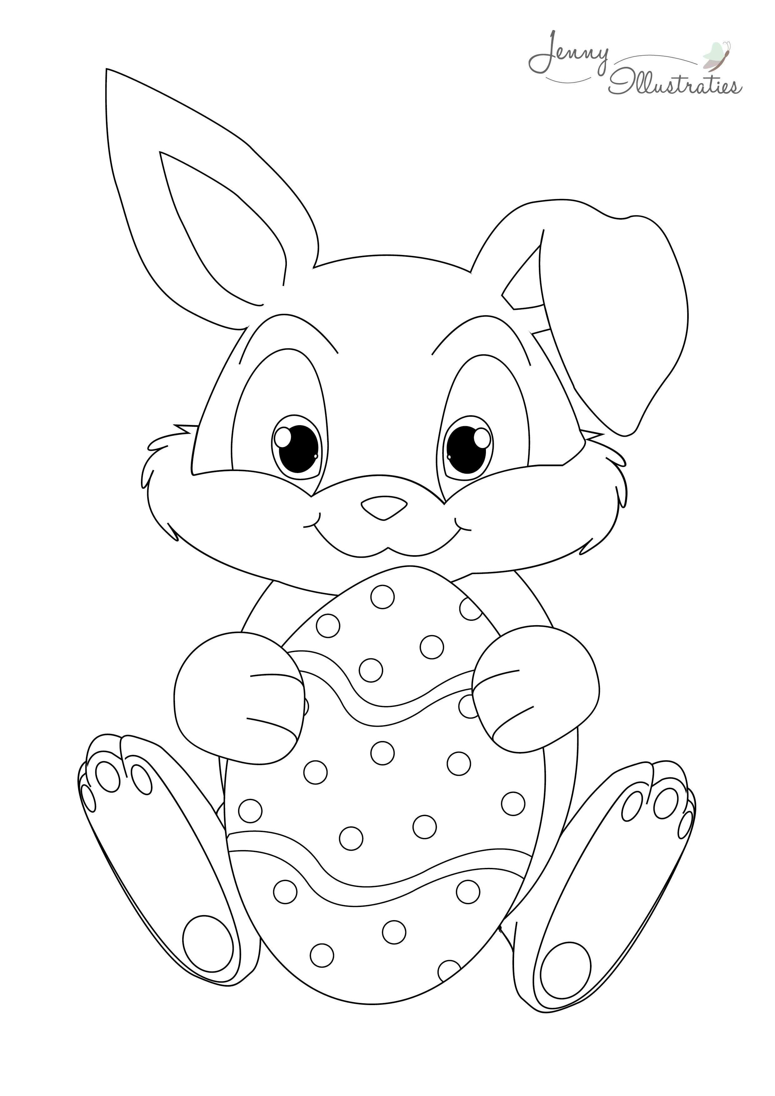 Pin By Heidi Flederick On Thema Pasen Free Coloring Pages Coloring Pages Easter Bunny