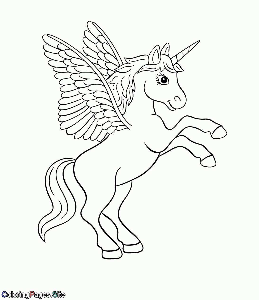 Coloring Pages Unicorn With Wings Coloring Pages Unicorn Pegasus Coloring Pages Unico