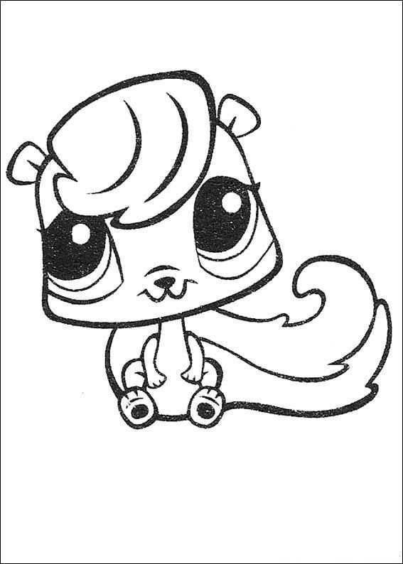 Coloring Page Littlest Pet Shop Littlest Pet Shop Kleurplaten Dieren Kleurplaten Kleu