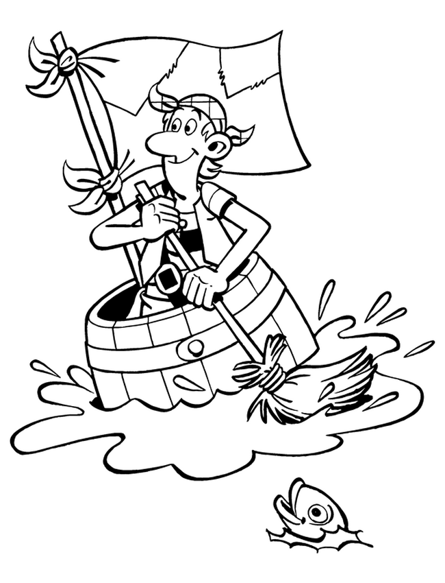 Piet Piraat Kleurplaat 5 Leukvoorkids Nl Pirate Coloring Pages Mermaid Coloring Pages
