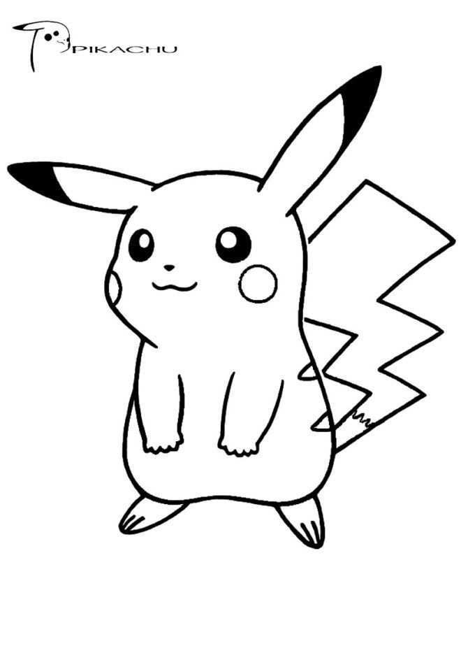 Pokemon Coloring Page Pikachu Pokemon Coloring Pages Free Download Youngandtae Com Pi