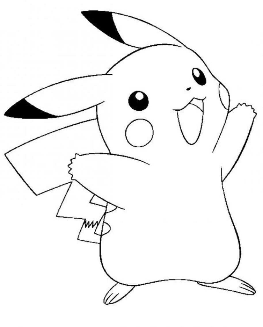 Pikachu Coloring Pages Free Large Images Pokemon Kleurplaten Gratis Kleurplaten