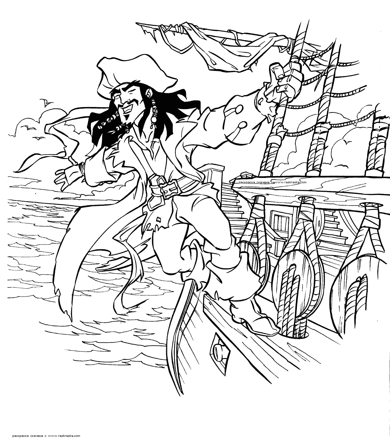 Pirate Coloring Pages For Kids Free Ace Images Pirate Coloring Pages Fairy Coloring P