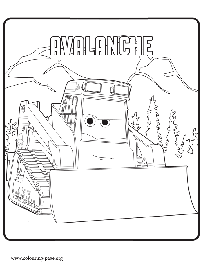 Planes 2 Avalanche Coloring Page Cool Coloring Pages Coloring Pages Mickey Mouse Colo