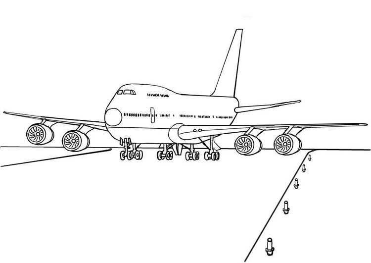 Kleurplaat 747 Vliegtuig Afb 7521 Vogel Malvorlagen Malvorlagen Zum Ausdrucken Malvor