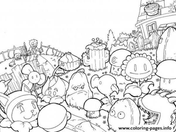 Print World Plants Vs Zombies Coloring Pages Zombie Drawings Coloring Pages Cute Colo