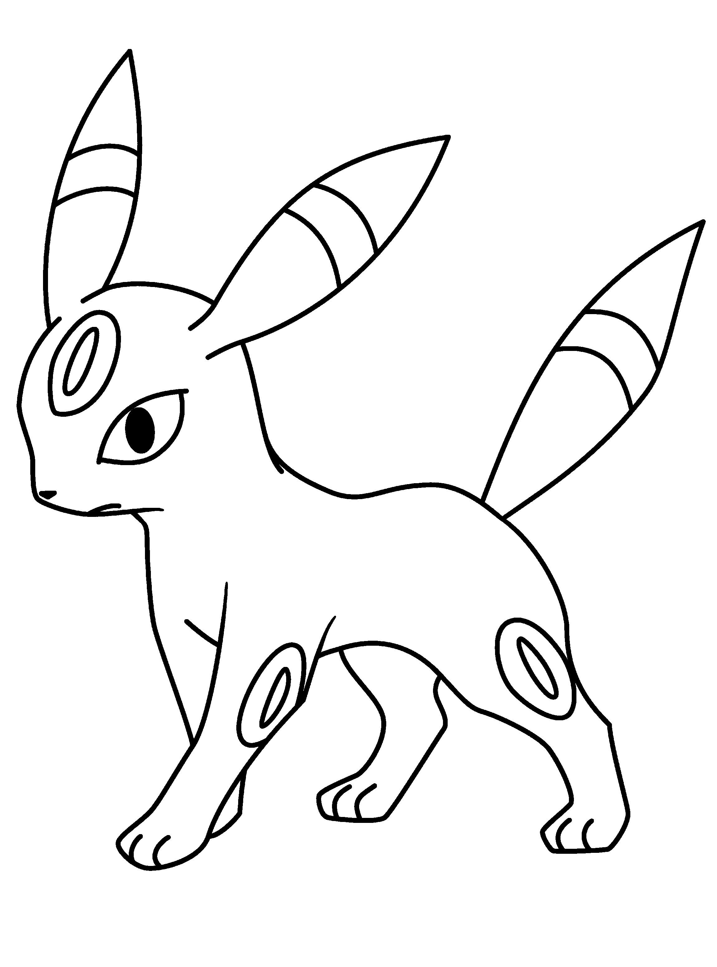 Pokemon Umbreon Coloring Pages For Kids Gog Printable Pokemon Coloring Pages For Kids