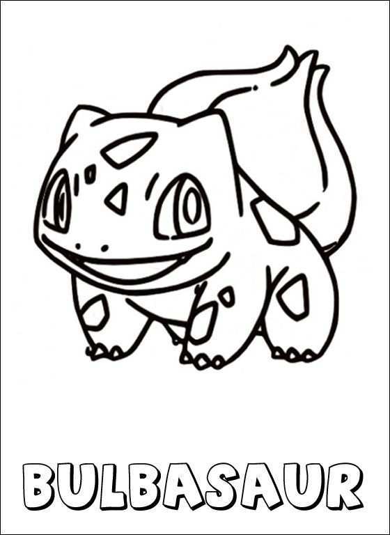 Pokemon Coloring Page Bulbasaur Coloring Pages Pokemon Coloring Pages Pokemon Colorin