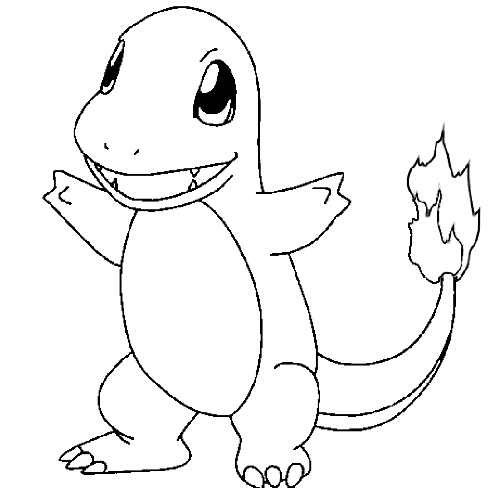 Pokemon Charmander Coloring Pages For Kids Gnx Printable Pokemon Coloring Pages For K