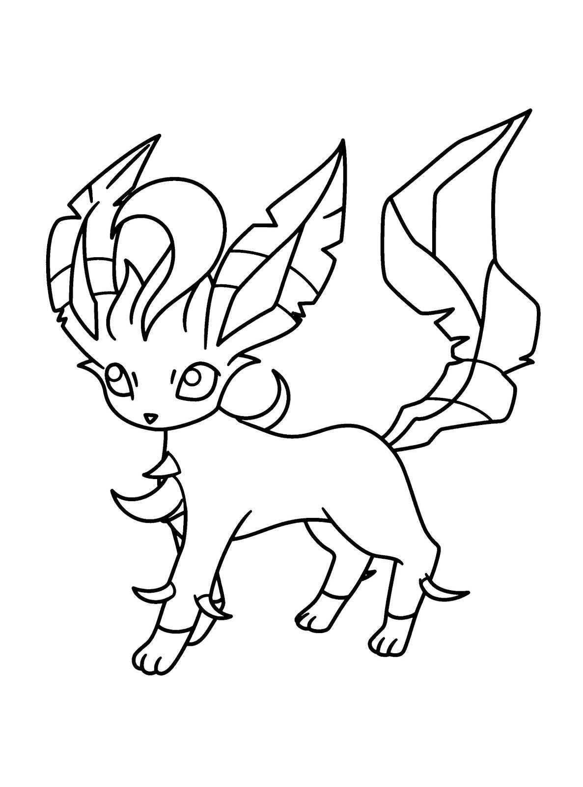 Printable Leafeon Coloring Pages Pokemon Coloring Sheets Pokemon Coloring Pokemon Col