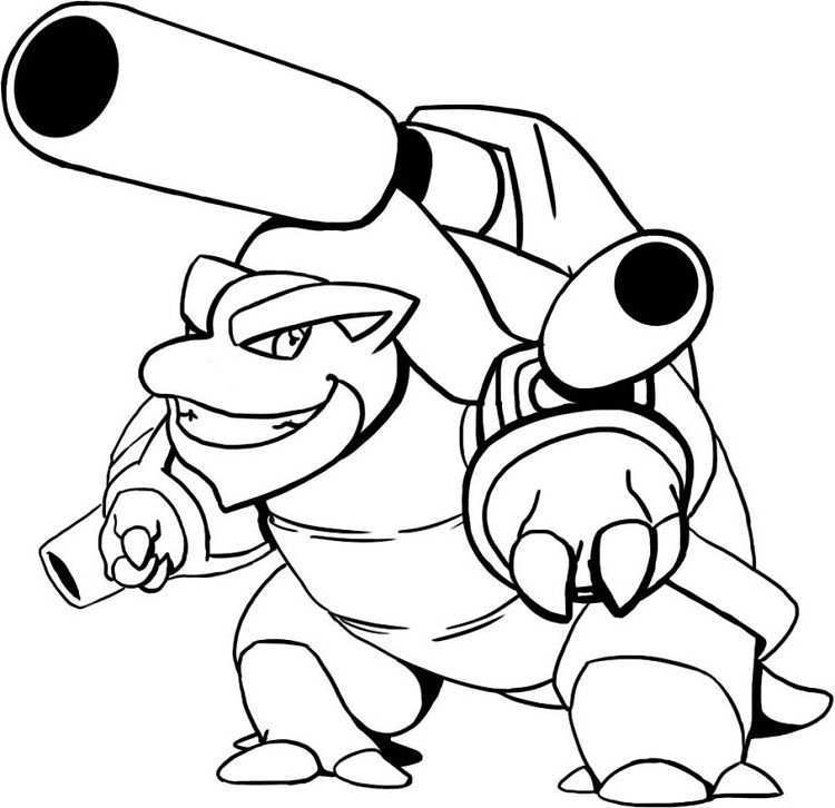 Pokemon Coloring Pages Blastoise Colorear Pokemon Dibujos De Pokemon Dibujos