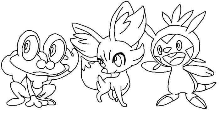 Pretty Coloring Pokemon Coloring Pages Fennekin New At Pokemon Xy Coloring Pages Free