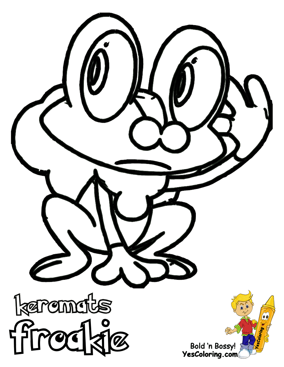 Froakie Pokemon Coloring Pages By Cameron Pokemon Coloring Pokemon Coloring Pages Car