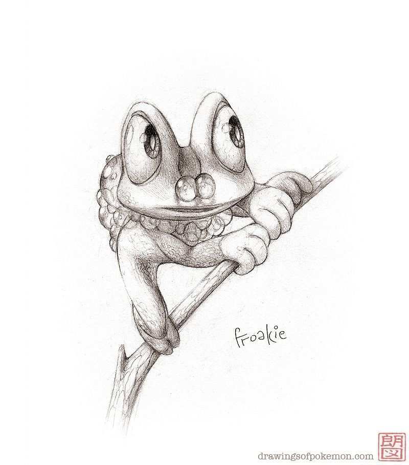 Froakie Drawings Of Pokemon Pokemon Drawings Pokemon Pokemon Sketch