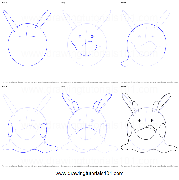 How To Draw Goomy From Pokemon Printable Step By Step Drawing Sheet Drawingtutorials1