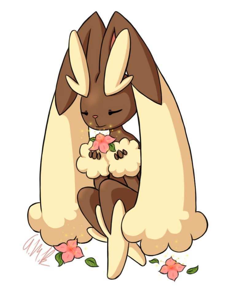 This Is A Lopunny And Her Name Is Sophie And Her Friend Owner Is Amelia Sophi Cute Po