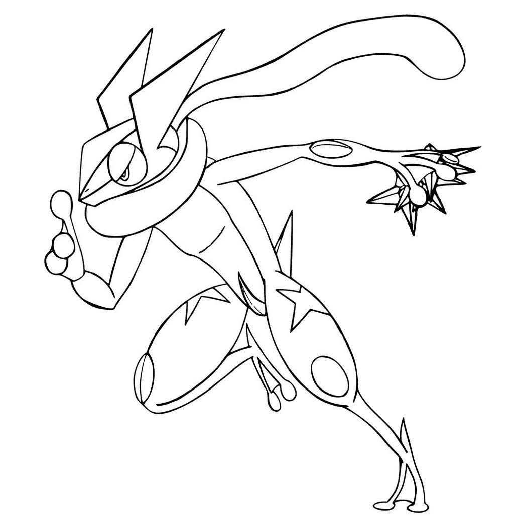 Pokemon Greninja Coloring Sheets Pokemon Coloring Pokemon Coloring Pages Pokemon Colo