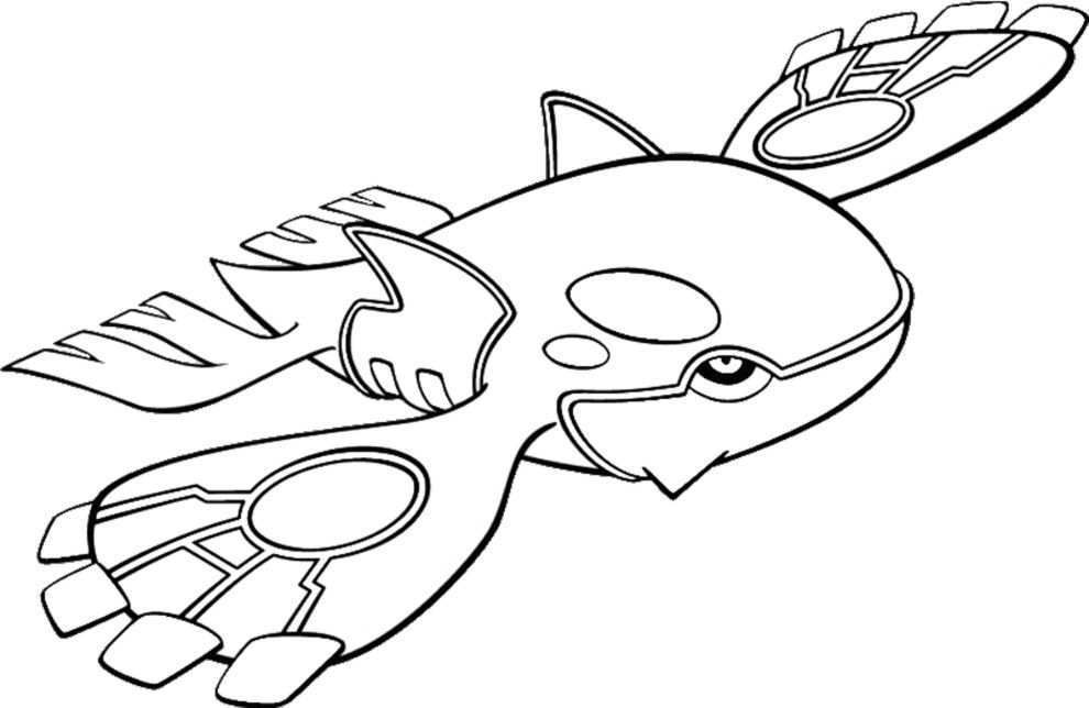 Kyogre Coloring Page Jpg 990 644 Pokemon Coloring Pages Pokemon Coloring Detailed Coloring Pages