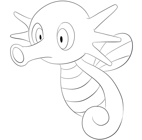 Horsea Coloring Page Pokemon Coloring Pages Pokemon Coloring Sheets Pokemon Coloring