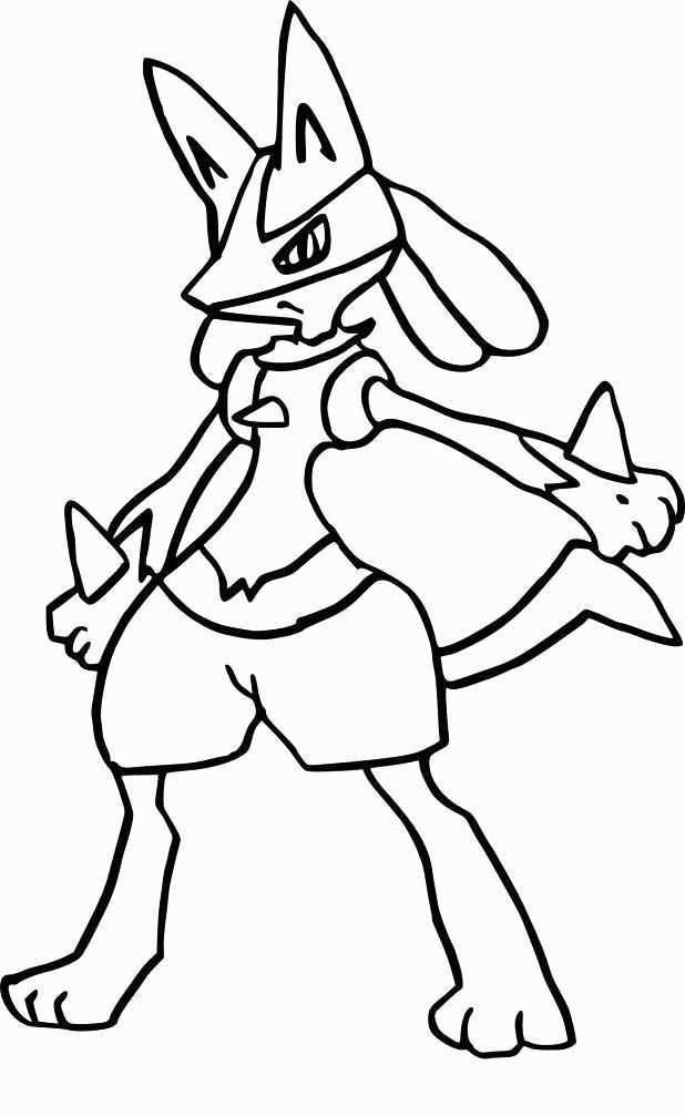 Mega Lucario Coloring Page Inspirational Lucario Pokemon Coloring Pages Pokemon Color