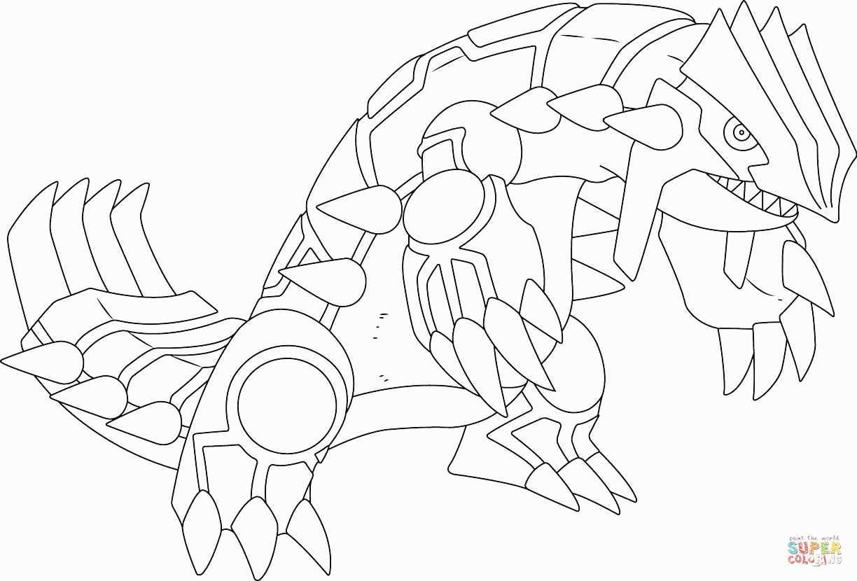 Pokemon Coloring Pages Printable Lovely Groudon Pokemon Coloring Page Pokemon Colorin