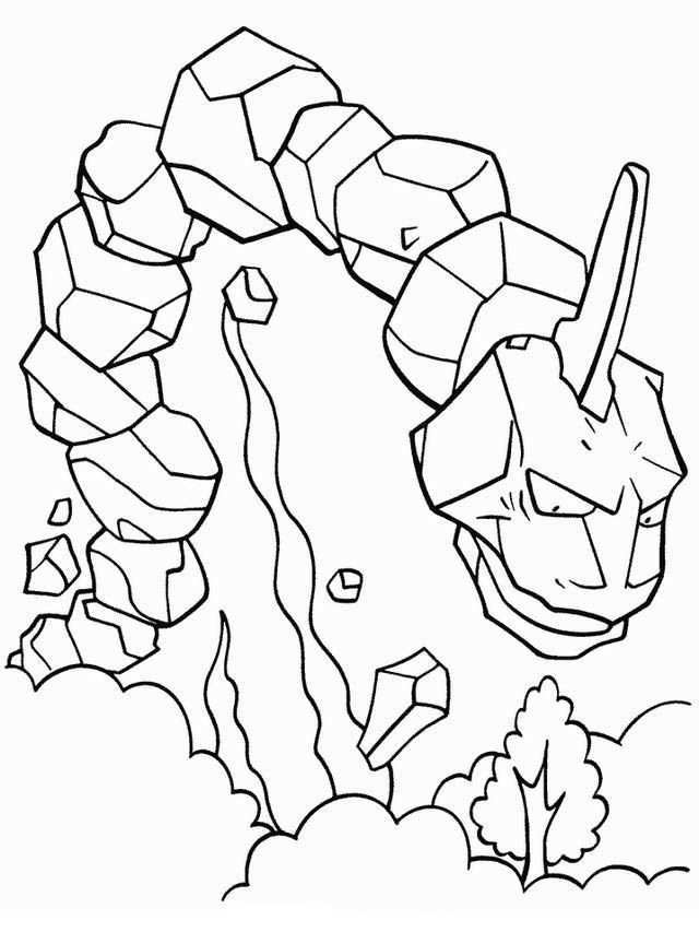 Onix Pokemon Coloring Page Youngandtae Com Pokemon Coloring Pages Pokemon Coloring Sh
