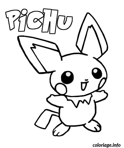 1451521298pokemon 172 Pichu Gif 514 615 Coloriage Pokemon Coloriage Pokemon A Imprime