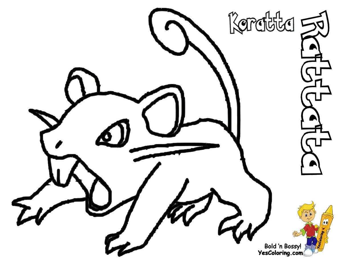 Pokemon Raticate Coloring Pages Through The Thousands Of Pictures On The Internet Concerning Pok Pokemon Coloring Pages Cartoon Coloring Pages Coloring Pages