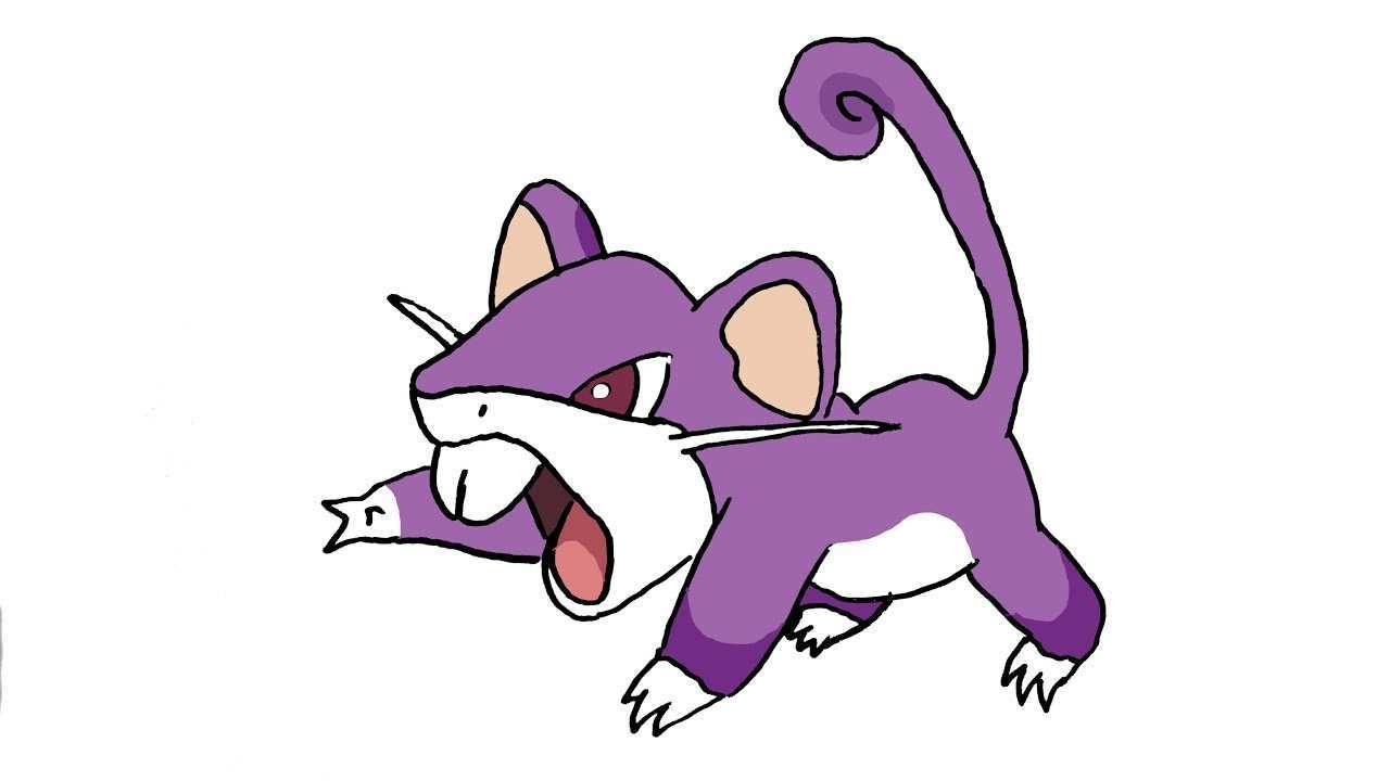 Pokemon Kleurplaten Ratata