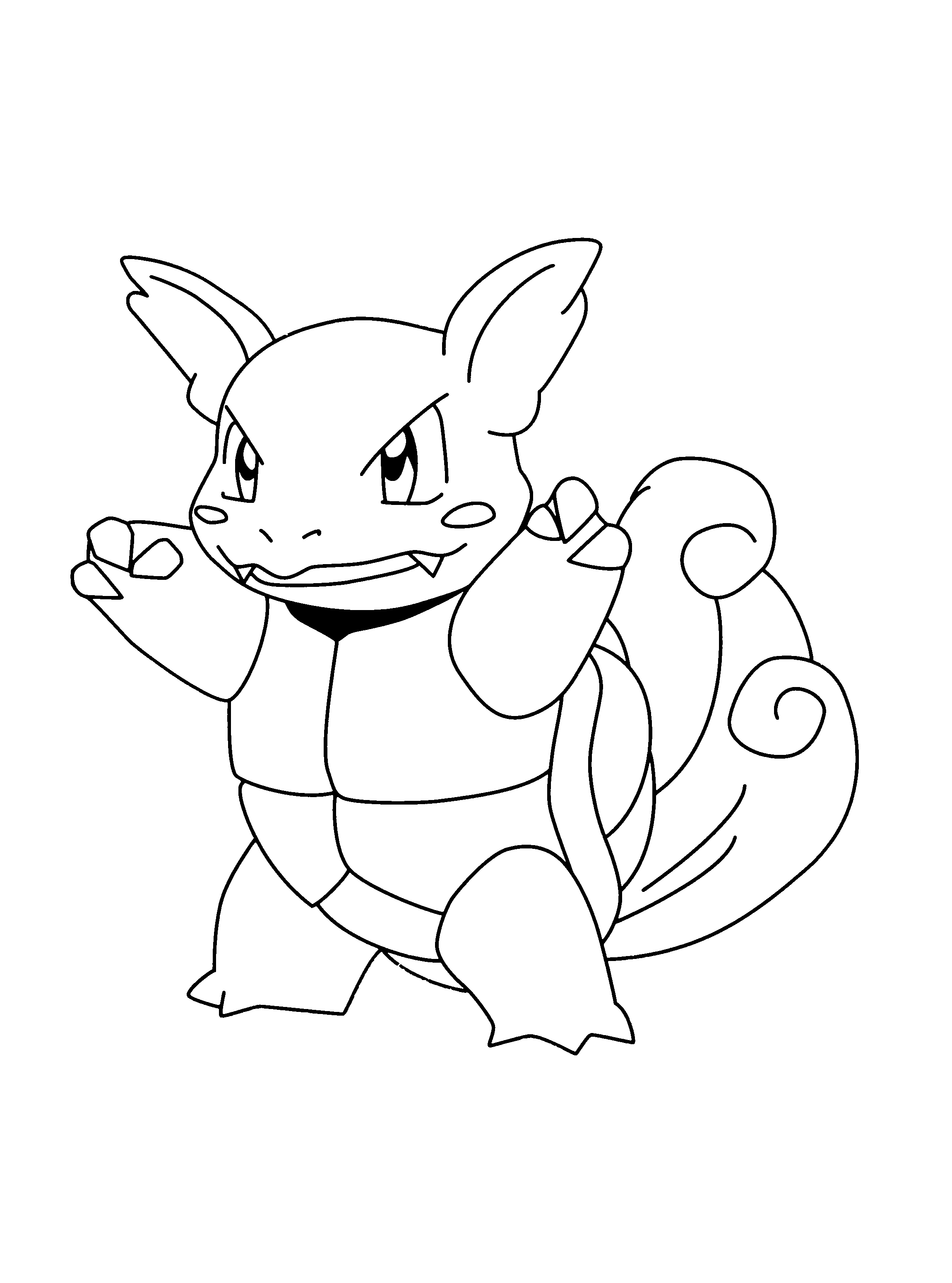 Wartortle Pokemon Coloring Pages Pokemon Coloring Pikachu Art