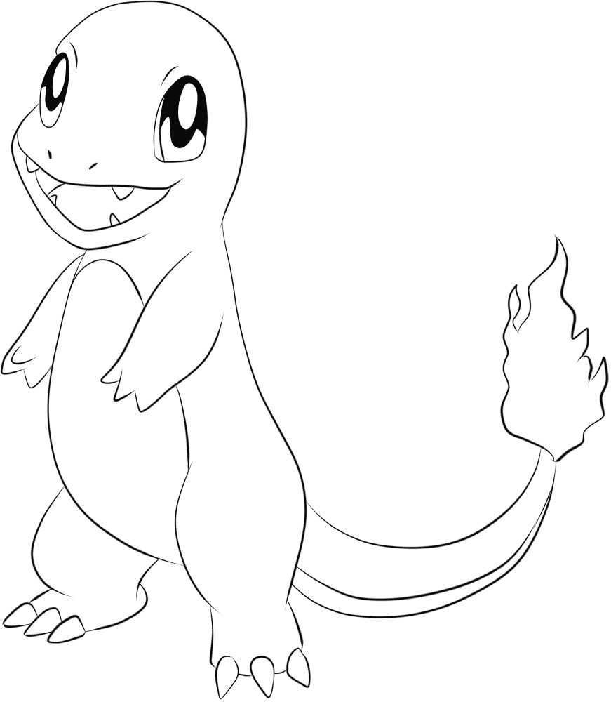 Pokemons Kleurplaten Charmander Pokemon Desenho Pokemon Colorir