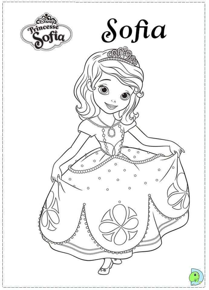 Sofia The First Coloring Page Dinokids Org Disney Princess Coloring Pages Princess Coloring Pages Princess Coloring