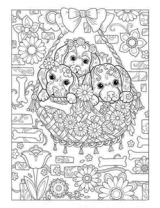 Dog Coloring Pages For Adults Puppy Coloring Pages Dog Coloring Book Animal Coloring