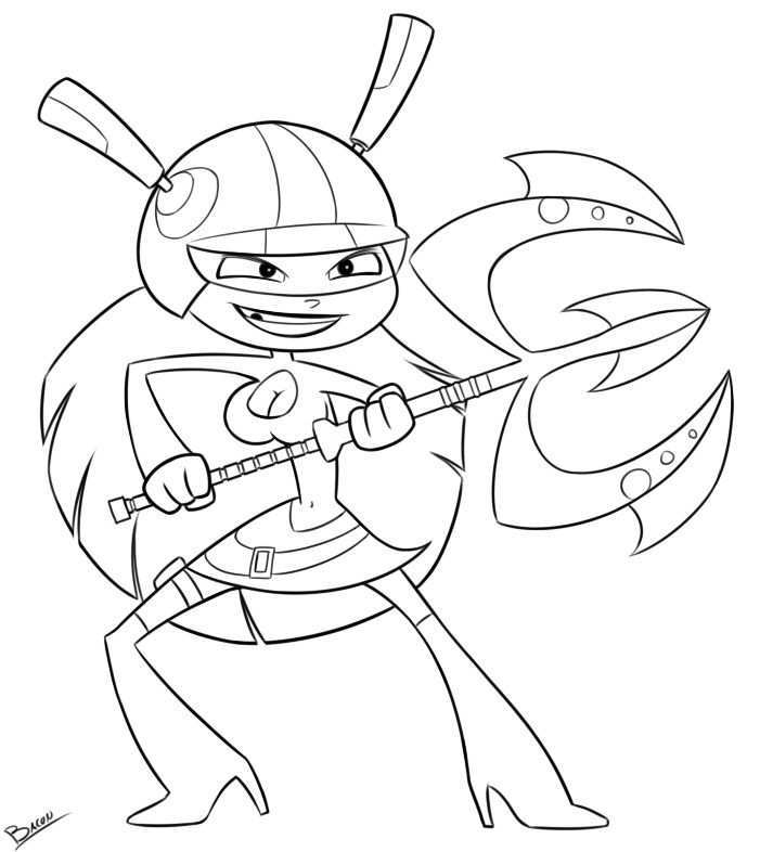 Barb By Rogerbacon Coloring Pages Rayman Legends Free Coloring Pages
