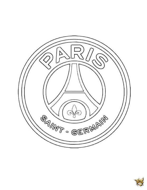 Kleurplaat 20logo 20paris 20saint 20germain 20psg 20logo 20theo 20pinterest 20paris 2