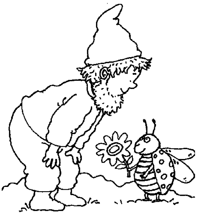 Coloring Pages Gnome Coloring Pages Fairy Tale Crafts Doodle Drawings